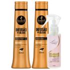 Kit Infusão de Óleos Shampoo + Cond 500ml Haskell + Finalizador Obrigatório Lourre 120ml