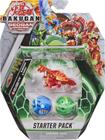 Kit Inicial de Bakugan 3 Unidades Nillious Ultra e Colecionáveis Geogan Rising