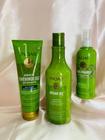 kit inoar 3 pçs shampoo+ Defrizante +Liso Mágico 15 Benefícios Em 1 Vegano 200ml