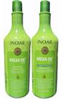 Kit Inoar Argan Hidratante Antioxidante Vitamina E Protege fio contra Agressões externas Sem Sal parabenos Low Poo Shamp