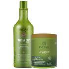 Kit Inoar Argan Oil Shampoo 1L + Creme para Pentear 500g