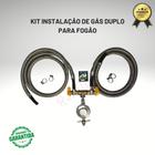 Kit Instalação Aliança Gás Duplo Fogão Forno Cooktop 2,00m