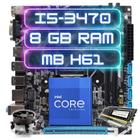 Kit Intel Core I5 3470 + Placa H61 1155 + 8gb Ddr3 + Cooler