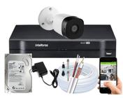 Kit Intelbras 1 Câmera de Segurança, DVR 4 Canais Intelbras MHDX 1104 com HD 160GB