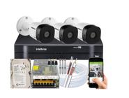 Kit Intelbras 3 Câmeras Multi Hd Dvr Mhdx 1104 - 500g