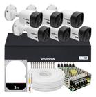 Kit Intelbras 6 Câmeras Vhc 1120 20m Dvr De 8 Canais Hd 1tb