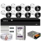 Kit Intelbras 8 Cam. 1220b Full Color Dvr 1208 1tb Purple