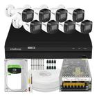 Kit Intelbras 8 Câmeras Vhd 1130 30m Dvr De 8 Canais Hd 1tb