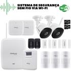 Kit Intelbras Wifi Sf C/ Alarme Amt 8000 E 2 Câmeras Externa