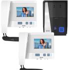 Kit Interfone Com Video Porteiro Eletrônico Class HDL Com 2 Monitor