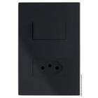 Kit Interruptor Simples + Tomada 10A 4X2 Brs12208-4Bk