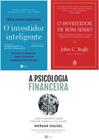 Kit Investidor Inteligente Psicologia Financeira Investidor de Bom Senso - HarperCollins