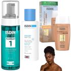 Kit Isdin Espuma Gel Banho Protetor Solar Cor Escura Facial