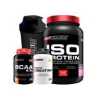 Kit Iso Protein 900G+ Power Creatina 100G+ Bcaa 100G - Bodybuilders