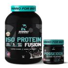 Kit Iso Protein Fusion Cookies + Pré Treino Posseidon Nutrition For Bigs