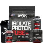 Kit Isolate Protein Fuse 900g + Creatina 300g + Therma Burn 120 caps + Multivitaminico 60 tabs + Coqueteleira 700ml Dark Lab