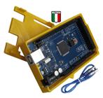 Kit Italy Com Placa Para Arduino Mega 2560 R3 Atmega2560-16u + Case 3D + Cabo Usb