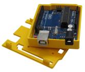 Kit Italy Com Placa Para Arduino Uno R3 Mega328p Atmega16u2 + Case Fabricada em Impressora 3d