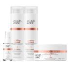 Kit Jacques Janine Damage Repair Shampoo Condicionador 240ml Máscara 80g Sérum 30ml