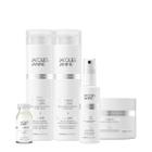 Kit Jacques Janine Luminous Glow Shampoo Condicionador Máscara Spray e Ampola (5 produtos)