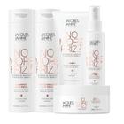 Kit Jacques Janine No More Frizz Shampoo Condicionador 240ml Máscara 80g Leave-In 200ml Spray 120ml