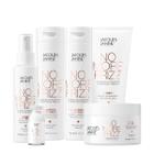 Kit Jacques Janine Professionnel No More Frizz Shampoo Condicionador Máscara Spray Leave-in e Ampola (6 produtos)