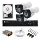 Kit JL Protec 3 Câmeras Bullet 1080p 1020A + DVR 7004A 5x1