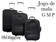 Kit Jogo 3 Malas De Viagem Rodinhas P + M + G