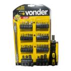 Kit Jogo Bits Ponteiras 58 Pçs Encaixe 1/4 Extensor Flexível