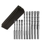 Kit Jogo Brocas Sds 10 Peças 4, 6, 8, 10, 12, 14Mm + Estojo