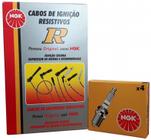 Kit Jogo Cabo De Vela E Vela Ngk Palio Uno Economy 8v Fire