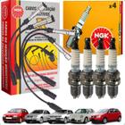 Kit Jogo Cabos E Velas de Ignição Original Vw Ibiza Golf Polo 1.6 2.0 8v