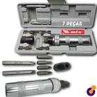 Kit Jogo Chave De Impacto Manual 1/2 Pol. Profissional Com Bits C MTX