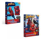 Kit Jogo Da Memoria + Quebra Cabeça 200 Peças Homem-aranha