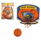 Kit jogo de basquete mini basket com tabela cesta e bola