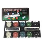 Kit Jogo De Poker Completo 2 Baralhos 200 Fichas Tabuleiro