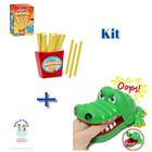 Jogos infantil Crocodilo Dentista Brinquedo Aperta Dente Crocodilo dentista  Jogo de Mesa Polibrinq em Promoção na Americanas