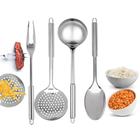 Kit Jogo Utensilios em Inox para Servir Mesa Cozinha Profissional