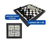 Jogo Dama Trilha Dutati 30cm Tabuleiro E Peças Plasticas - Jogo de