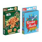 Kit Jogos de Cartas Rouba Monte e Jogo da Memória com Jogo Do Mico e Jogo Da Memória 56 Cartas 2 Em 1