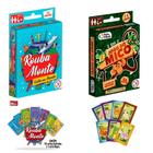 Kit Jogos de Cartas Rouba Monte Volta ao Mundo e Jogo do Mico e Memoria