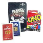 Jogo Uno Infantil e Adulto com cartas Personalizáveis Kit 2 Unidades -  Mattel - Deck de Cartas - Magazine Luiza