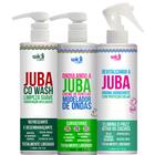 Kit Juba Co-Wash 500ml + Cpp Ondas 500ml + Bruma Hidratante Spray 300ml