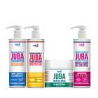 Kit Juba Sh 500ml + Cond 500ml + Masc Recons 500ml + Cpp Crespos 500ml