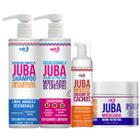Kit Juba Shampoo Mascara Mousse Criador De Cachos E Encrespando A Juba Widi Care