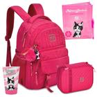 Kit Juvenil Mochila Costas Oficial Rebecca Bonbon Escolar