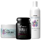 Kit Kah-Noa - Gentleman Wave Protein E Melhor Amigo 300G