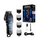 Kit Kemei Corte Km-735, Acabamento Km-5021 E Shaver Km-2024