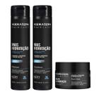 Kit Keraton Hair Care Mais Hidratação Sh+Cond 300ml+Másc 300g