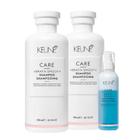 Kit Keune Care 2x Keratin Smooth Shampoo 300ml, 2 Phase Spray 200ml